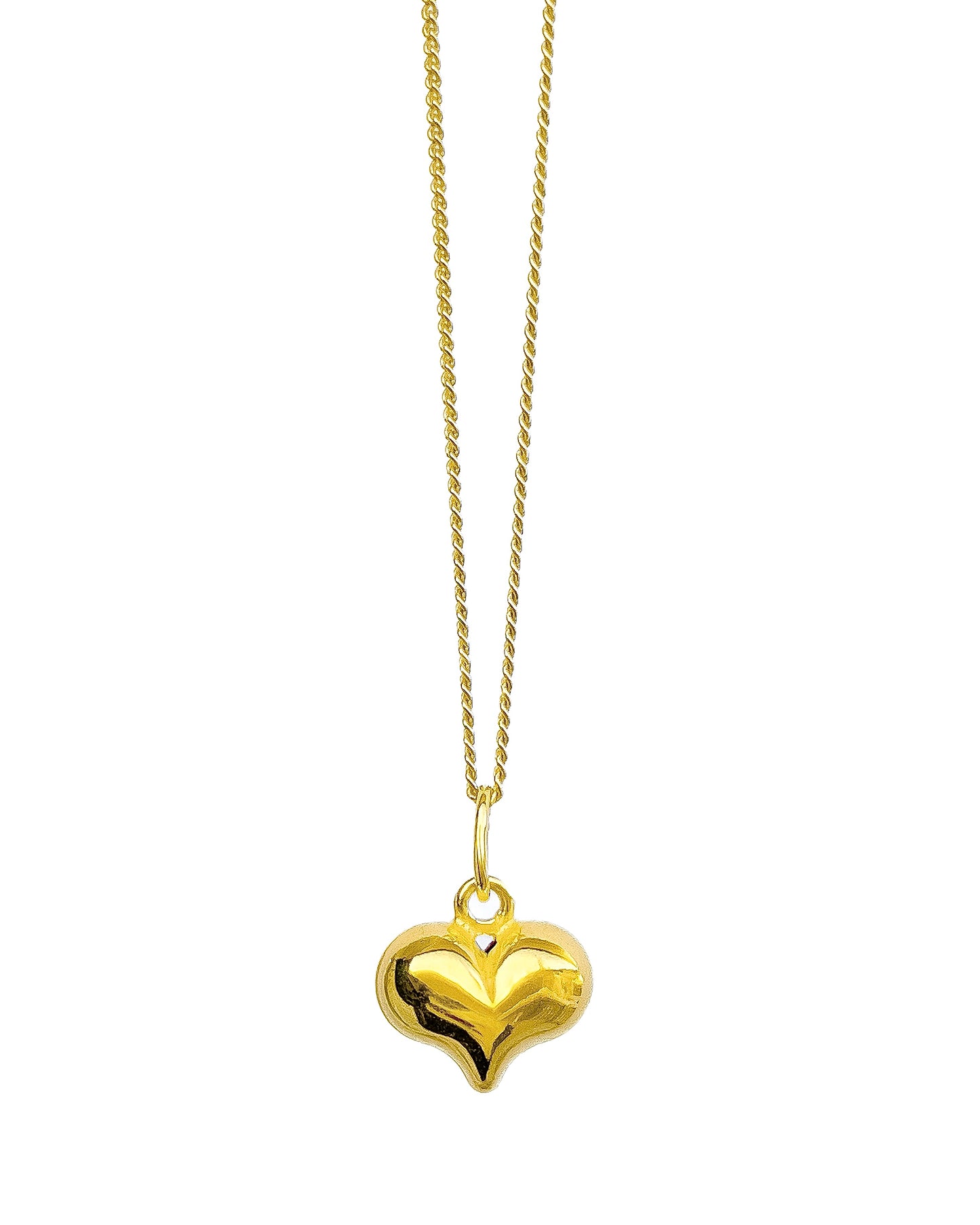 Heart Necklace Gold