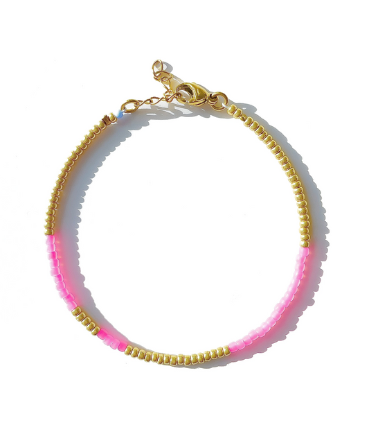 Emi Bracelet  Neon Pink