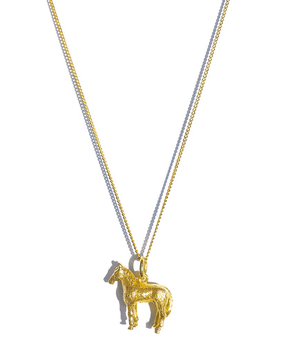 Golden Horse Necklace