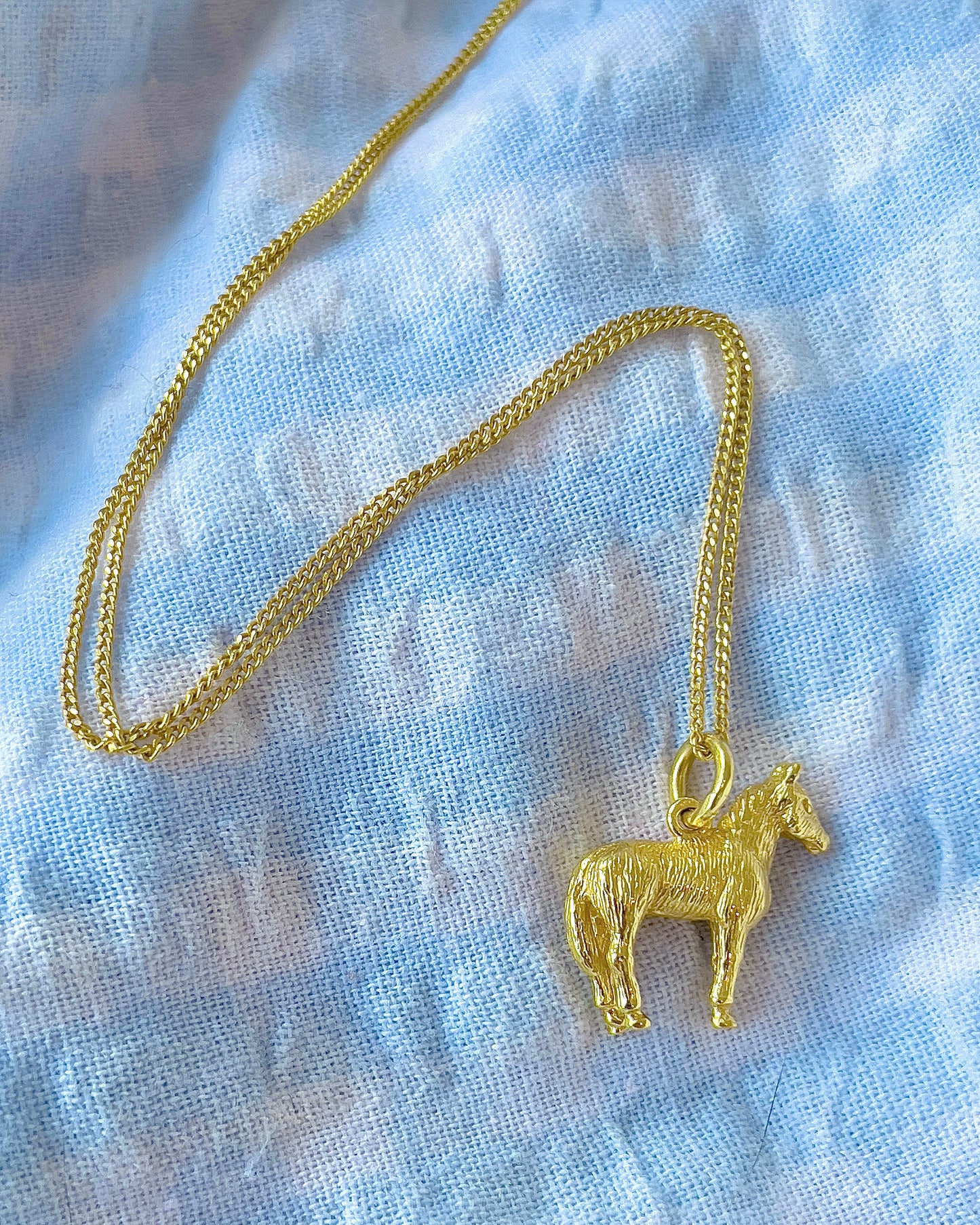 Golden Horse Necklace